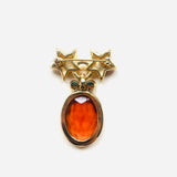 BROCHE FLAT NARANJA (Pieza única)