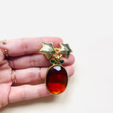 BROCHE FLAT NARANJA (Pieza única)