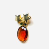 BROCHE FLAT NARANJA (Pieza única)