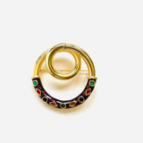 Jude Brooch Garnet