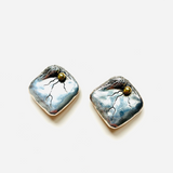 NADJE SILVER EARRINGS L