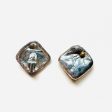 NADJE SILVER EARRINGS L