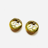 NADJE ROUND GOLD EARRINGS 