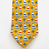 YELLOW SHIPS TIE