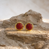 PENDIENTES AZIMA II ROJO