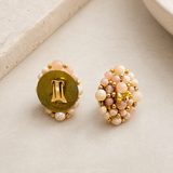 FADILA BEIGE EARRINGS