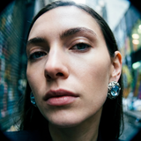 KUNI AR WHITE EARRINGS