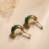 PENDIENTES SENAY VERDE