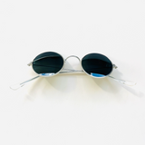 VINTAGE SILVER 10 GLASSES 