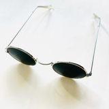 VINTAGE SILVER 10 GLASSES 