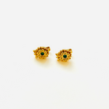 IXIA D'ORLAN GREEN EARRINGS