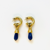 BLUE SAFFRON EARRINGS