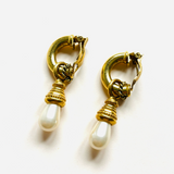 HARMONY WHITE EARRINGS 