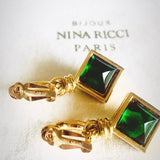 PENDIENTES NINA RICCI ADI VERDE