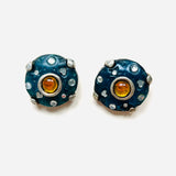 PENDIENTES KALINGER JANA AZUL (Pieza única)