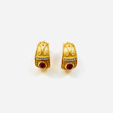 ARI GARNET EARRINGS