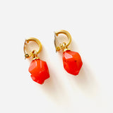 PENDIENTES KIARA PEQUEÑO NARANJA