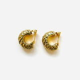 VERA RED SQUARE EARRINGS