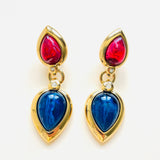 MELCA GARNET EARRINGS