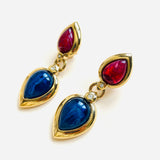 MELCA GARNET EARRINGS
