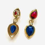 MELCA GARNET EARRINGS