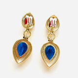 MELCA GARNET EARRINGS