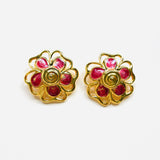 PENDIENTES FLOWERS ROSA