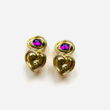 PENDIENTES YOHI MORADO
