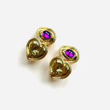 PENDIENTES YOHI MORADO