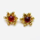 PENDIENTES JANE LES BERNARD ROJO (Pieza única)