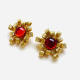 PENDIENTES JANE LES BERNARD ROJO (Pieza única)