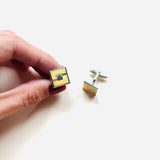 LANVIN SILVER CUFFLINKS 44