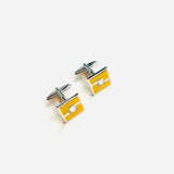 LANVIN SILVER CUFFLINKS 44