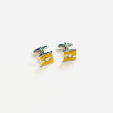 LANVIN SILVER CUFFLINKS 44