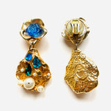 LA ROSE POUPRE EARRINGS