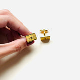 LANVIN GOLD 42 CUFFLINS