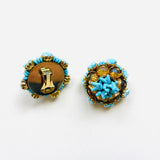 BLUE CORAL EARRINGS