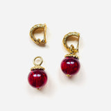 NEBA RED EARRINGS