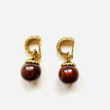 NEBA BROWN EARRINGS