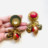 DARA RED EARRINGS
