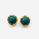 AZIMA II GREEN EARRINGS