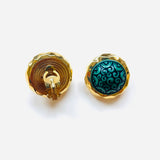 AZIMA II GREEN EARRINGS