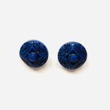 BLUE DAHLIA EARRINGS