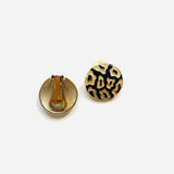 PENDIENTES BALOO NEGRO S (Pieza única)