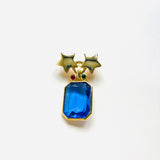 AKRA BLUE BROOCH