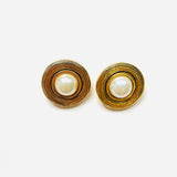 GOLD BLOUNT EARRINGS
