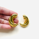 PENDIENTES PISCITELLI DORADO